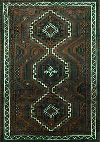 Persian Turquoise Traditional Rug, tr745turq