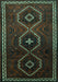 Persian Turquoise Traditional Rug, tr745turq