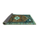 Sideview of Persian Turquoise Traditional Rug, tr746turq