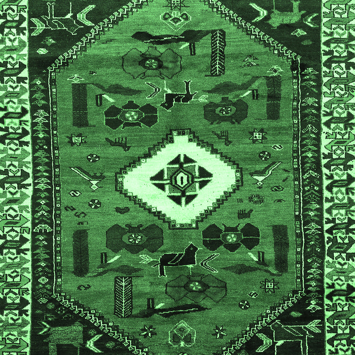 Persian Emerald Green Traditional Rug, tr746emgrn