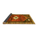 Sideview of Persian Yellow Traditional Rug, tr746yw