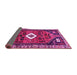 Sideview of Persian Pink Traditional Rug, tr746pnk