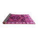 Sideview of Persian Pink Traditional Rug, tr747pnk