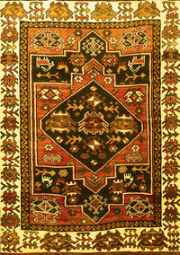 Persian Yellow Traditional Rug, tr747yw