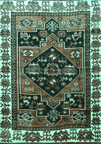 Persian Turquoise Traditional Rug, tr747turq