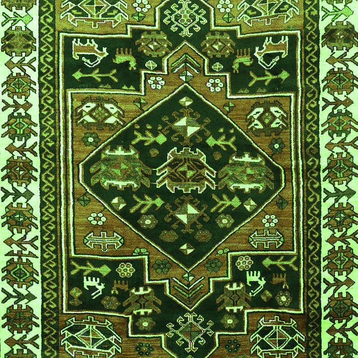 Persian Green Traditional Rug, tr747grn