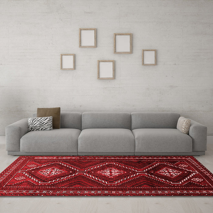 Traditional Red Washable Rugs