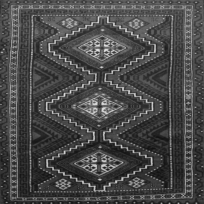 Serging Thickness of Persian Gray Traditional Rug, tr748gry