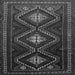 Serging Thickness of Persian Gray Traditional Rug, tr748gry
