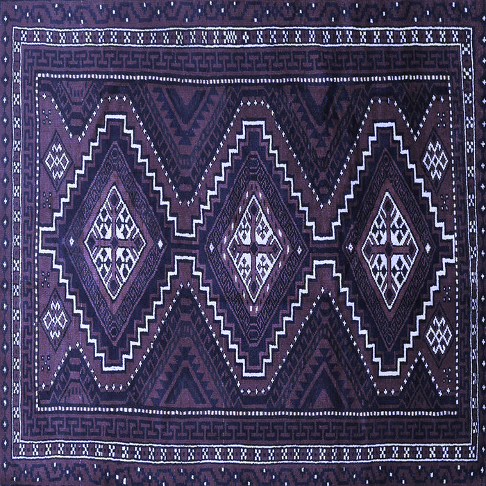Square Persian Blue Traditional Rug, tr748blu