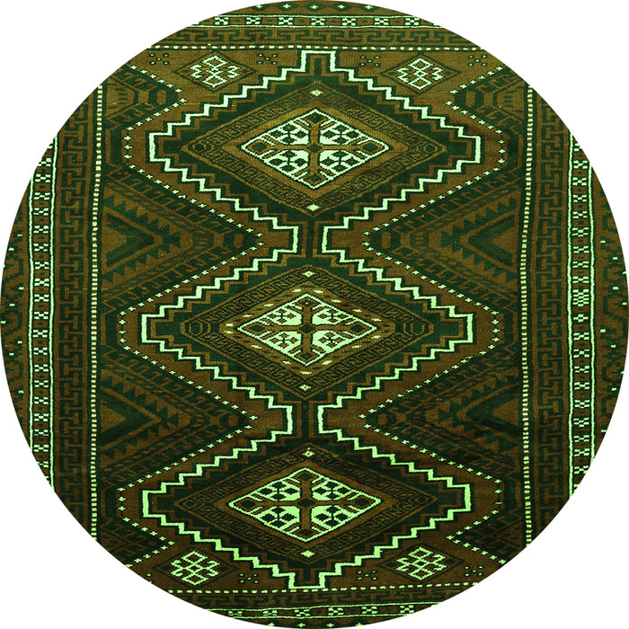 Machine Washable Persian Green Traditional Area Rugs, wshtr748grn