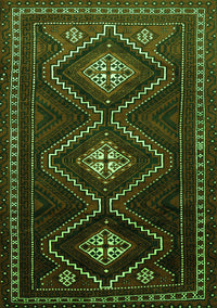 Persian Green Traditional Rug, tr748grn