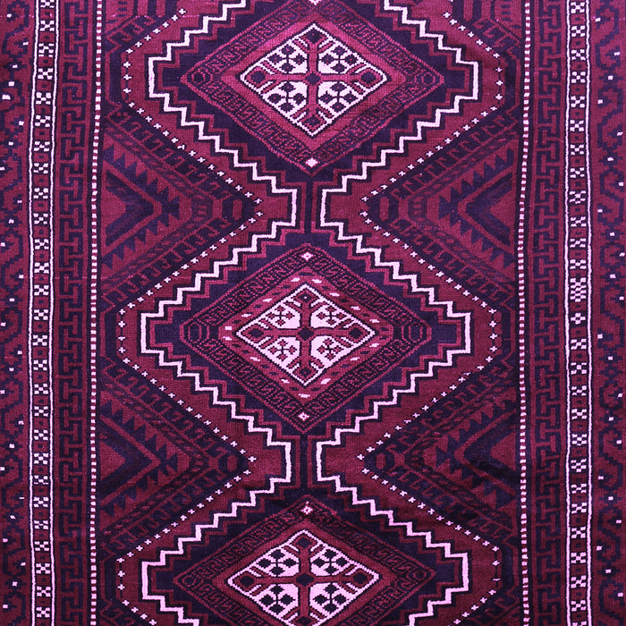Machine Washable Persian Purple Traditional Area Rugs, wshtr748pur