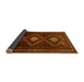 Sideview of Persian Yellow Traditional Rug, tr748yw