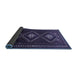 Sideview of Persian Blue Traditional Rug, tr748blu