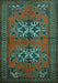 Persian Turquoise Traditional Rug, tr749turq