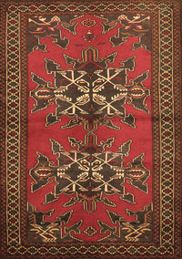 Persian Brown Traditional Rug, tr749brn