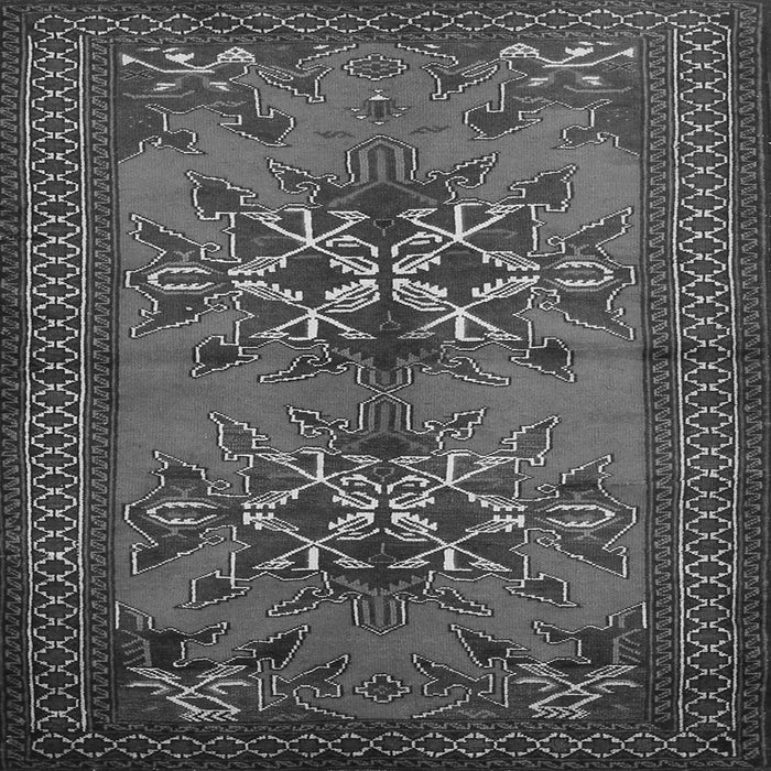 Serging Thickness of Persian Gray Traditional Rug, tr749gry