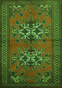 Persian Green Traditional Rug, tr749grn