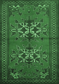 Persian Emerald Green Traditional Rug, tr749emgrn