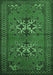 Persian Emerald Green Traditional Rug, tr749emgrn