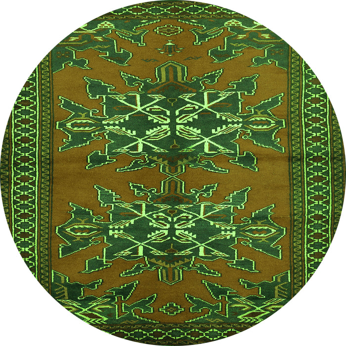 Machine Washable Persian Green Traditional Area Rugs, wshtr749grn
