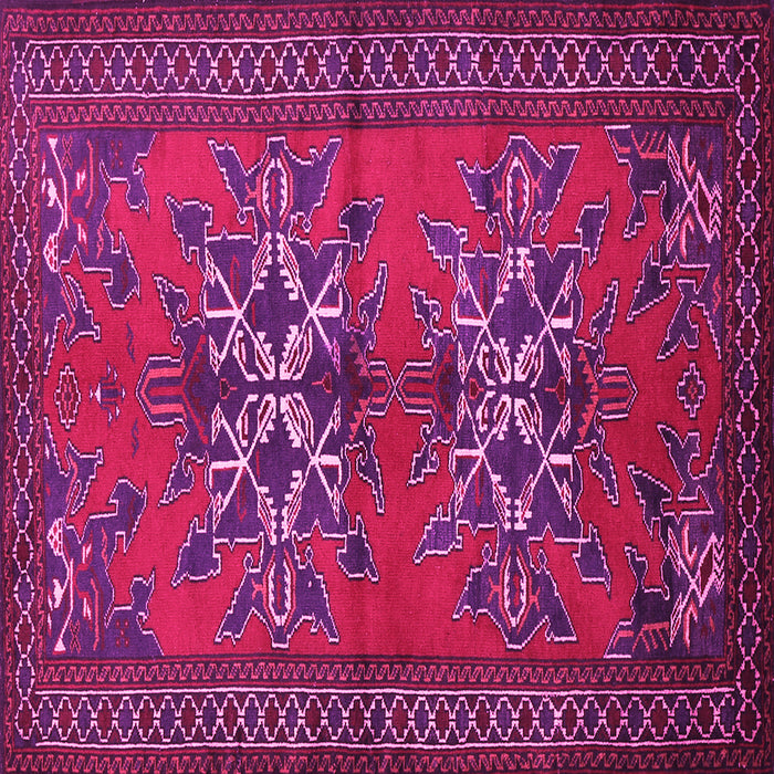 Square Persian Pink Traditional Rug, tr749pnk