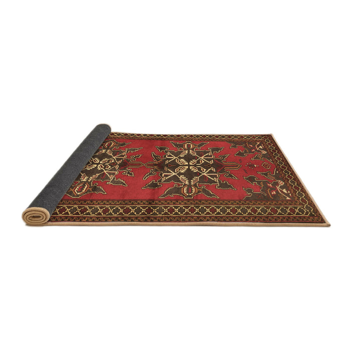 Sideview of Persian Brown Traditional Rug, tr749brn