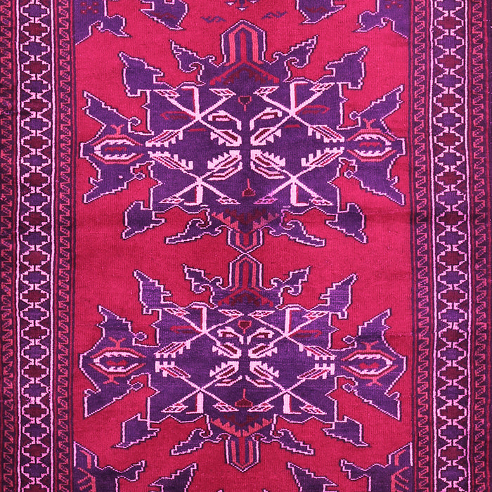 Machine Washable Persian Pink Traditional Rug, wshtr749pnk