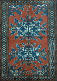 Persian Light Blue Traditional Rug, tr749lblu