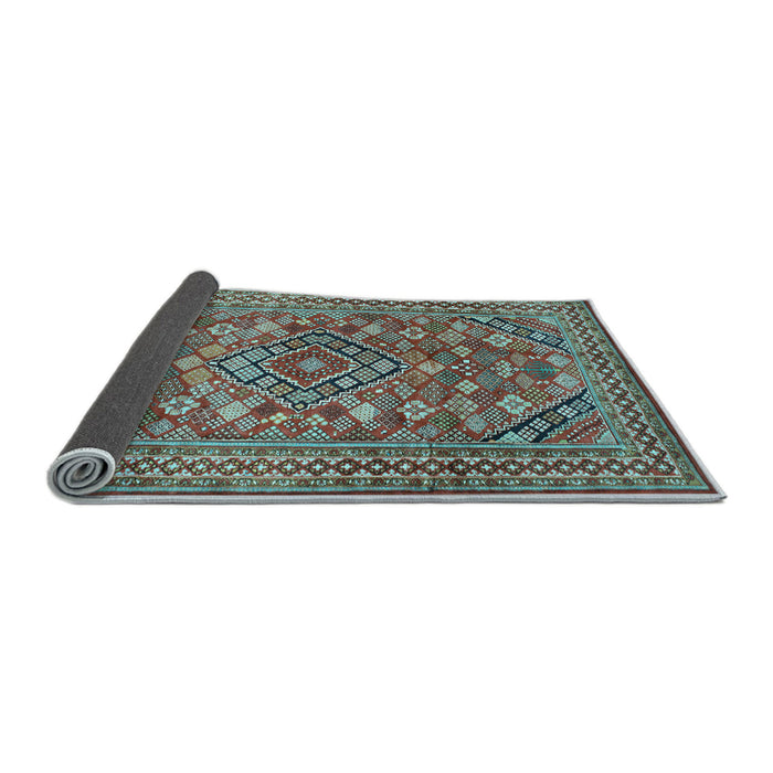Sideview of Persian Light Blue Traditional Rug, tr74lblu