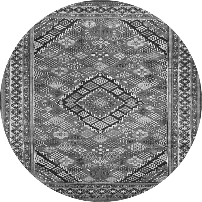 Square Persian Gray Traditional Rug, tr74gry