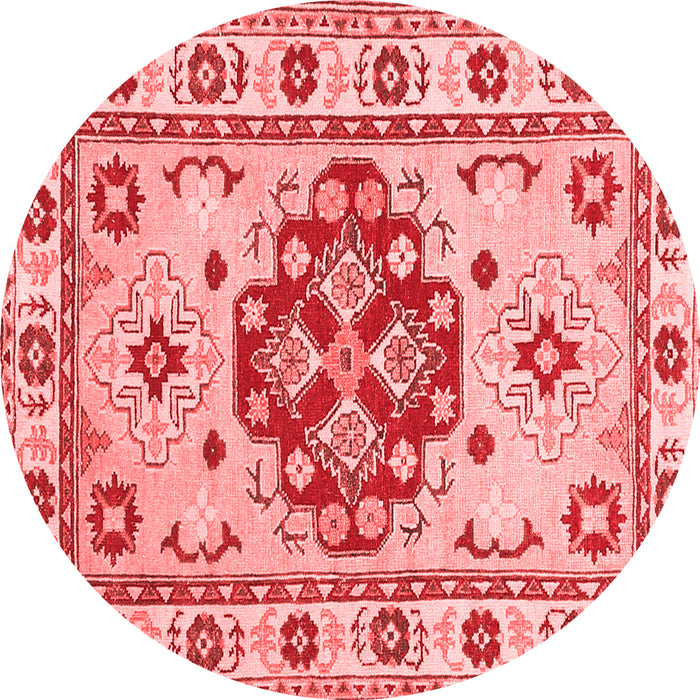 Machine Washable Persian Red Traditional Rug, wshtr750red