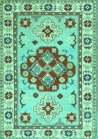Persian Turquoise Traditional Rug, tr750turq