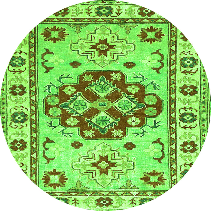 Machine Washable Persian Green Traditional Area Rugs, wshtr750grn