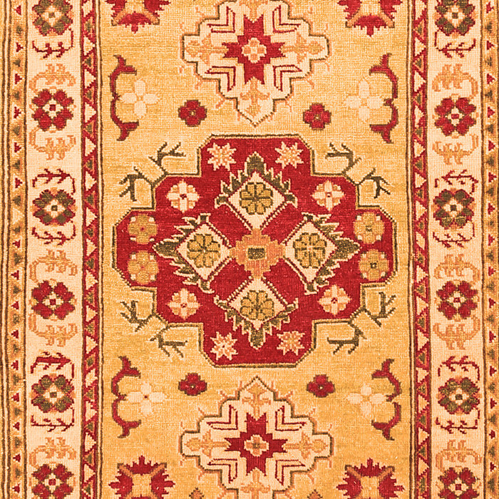 Serging Thickness of Machine Washable Persian Orange Traditional Area Rugs, wshtr750org