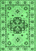 Persian Emerald Green Traditional Rug, tr750emgrn