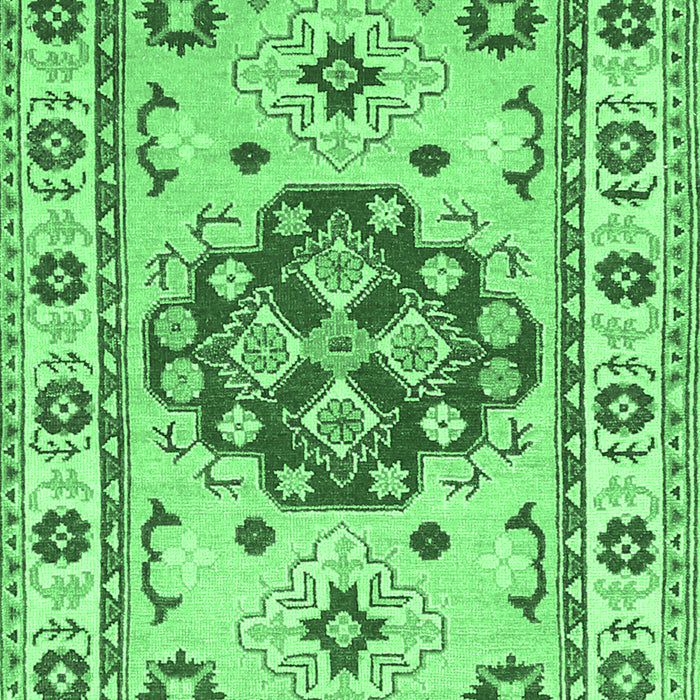 Persian Emerald Green Traditional Rug, tr750emgrn