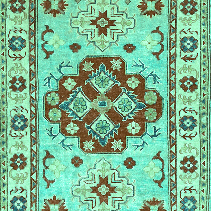 Machine Washable Persian Turquoise Traditional Area Rugs, wshtr750turq