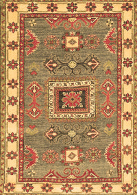 Geometric Brown Traditional Rug, tr751brn