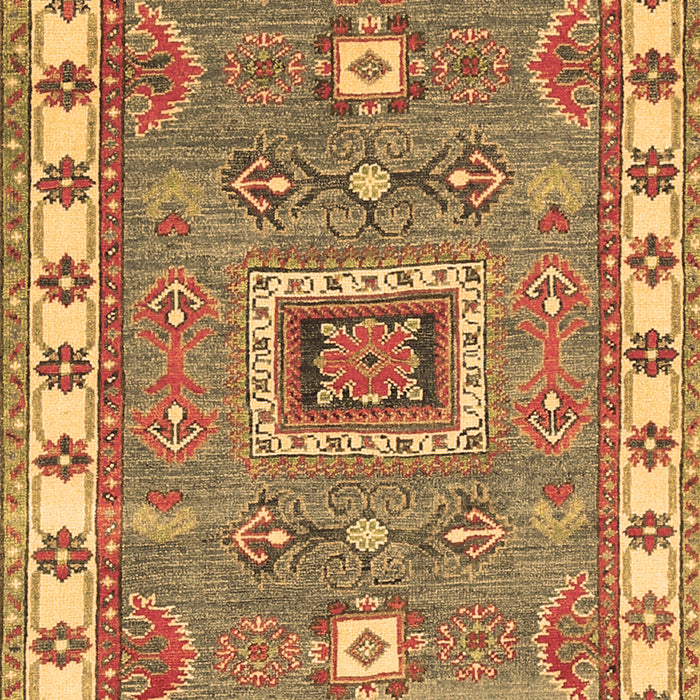 Geometric Brown Traditional Rug, tr751brn