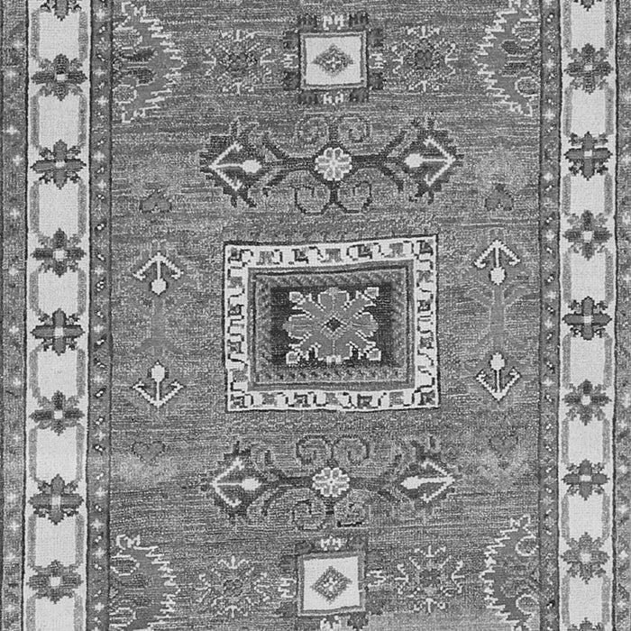 Geometric Gray Traditional Rug, tr751gry