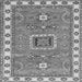 Serging Thickness of Geometric Gray Traditional Rug, tr751gry