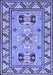 Geometric Blue Traditional Rug, tr752blu