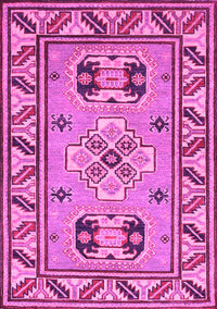 Geometric Pink Traditional Rug, tr752pnk