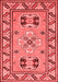 Geometric Red Traditional Area Rugs