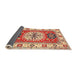 Sideview of Traditional Red Persian Rug, tr753