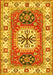 Persian Yellow Traditional Rug, tr753yw
