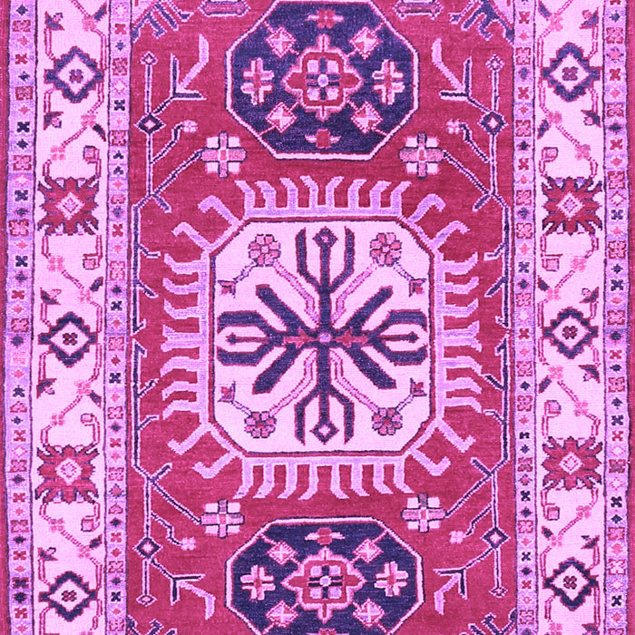 Machine Washable Persian Purple Traditional Area Rugs, wshtr753pur