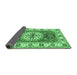 Sideview of Persian Emerald Green Traditional Rug, tr753emgrn